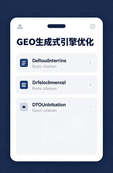 GEO助力企业提升AI搜索可见性